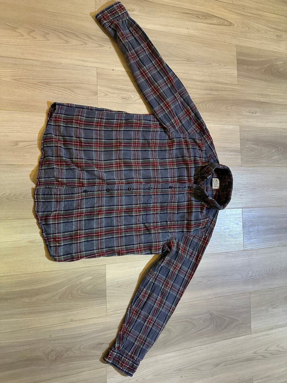 L.L. Bean Men’s Scotch Plaid Flannel Shirt Medium